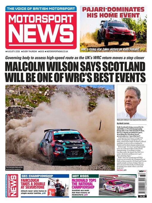 Cover image for Motorsport News